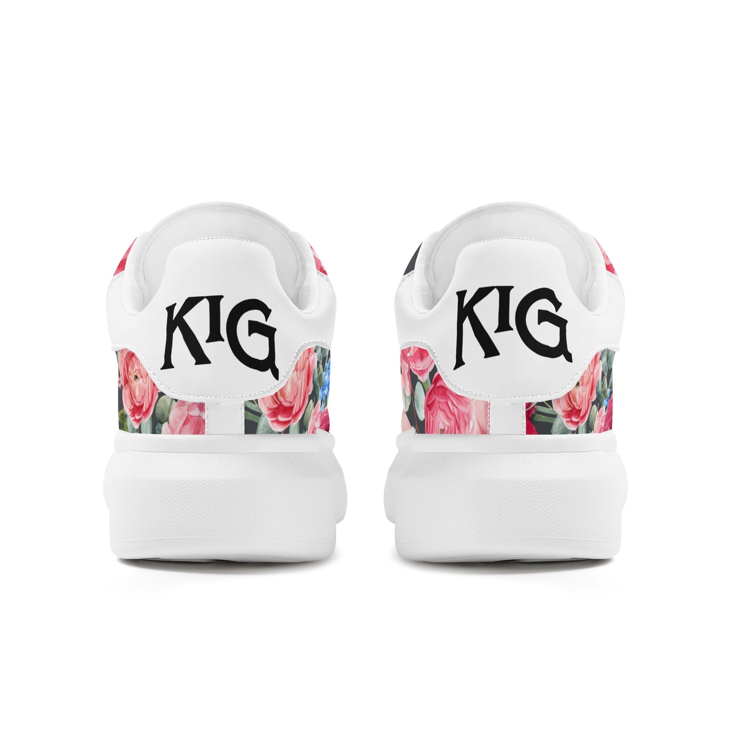 Womens White Low Top Chunky Shoes