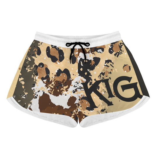 Womens All Over Print Casual Shorts