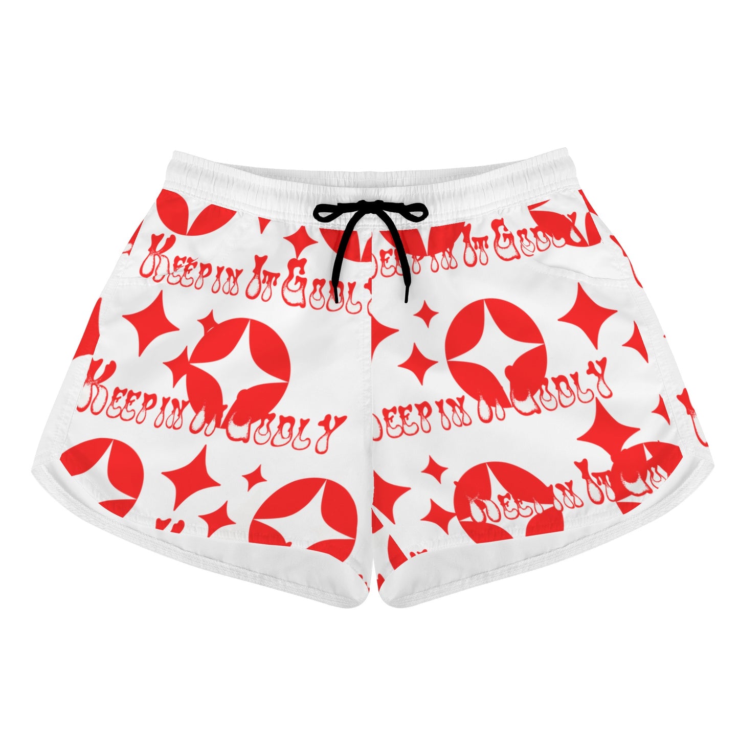 Womens All Over Print Casual Shorts