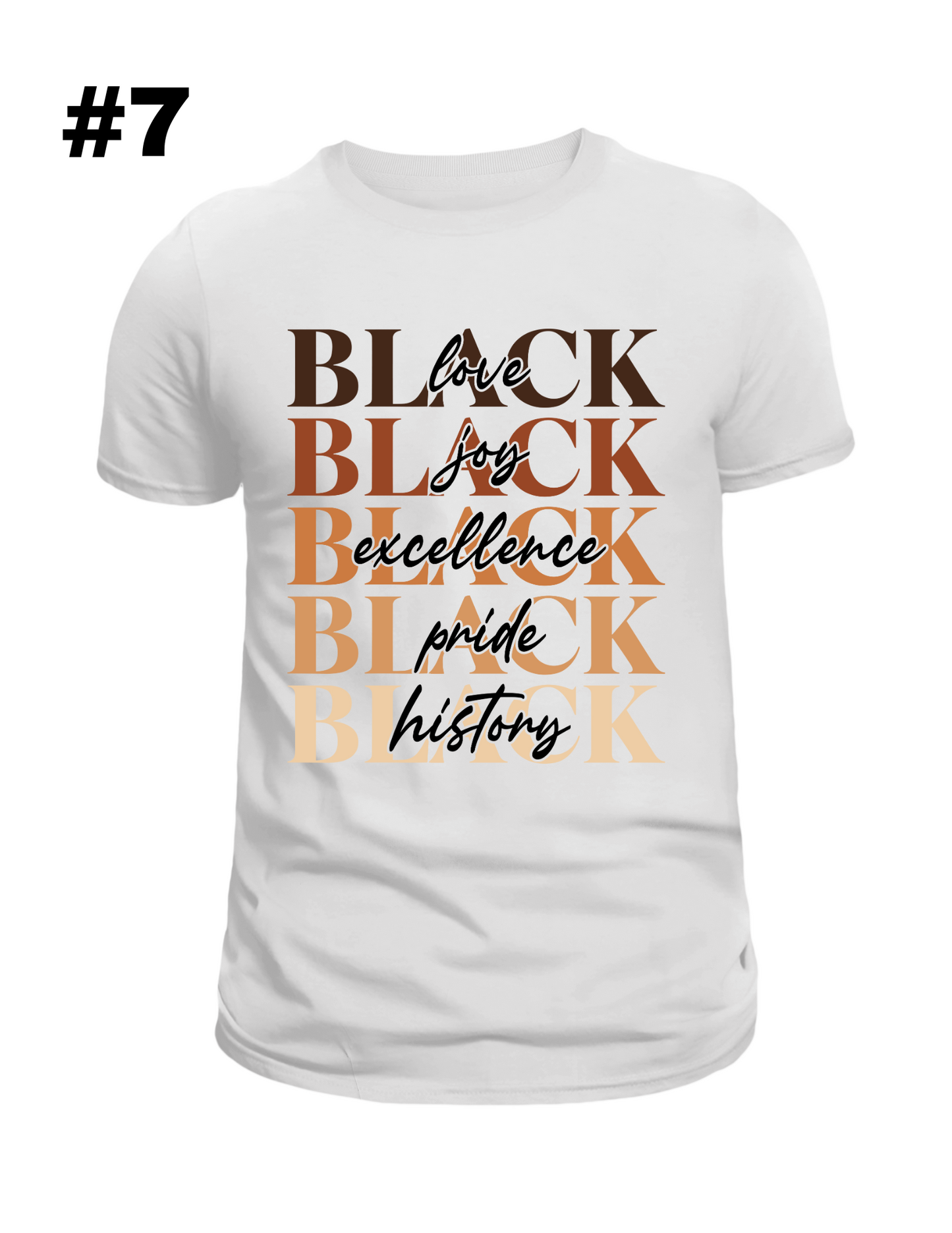 Black history T-shirts